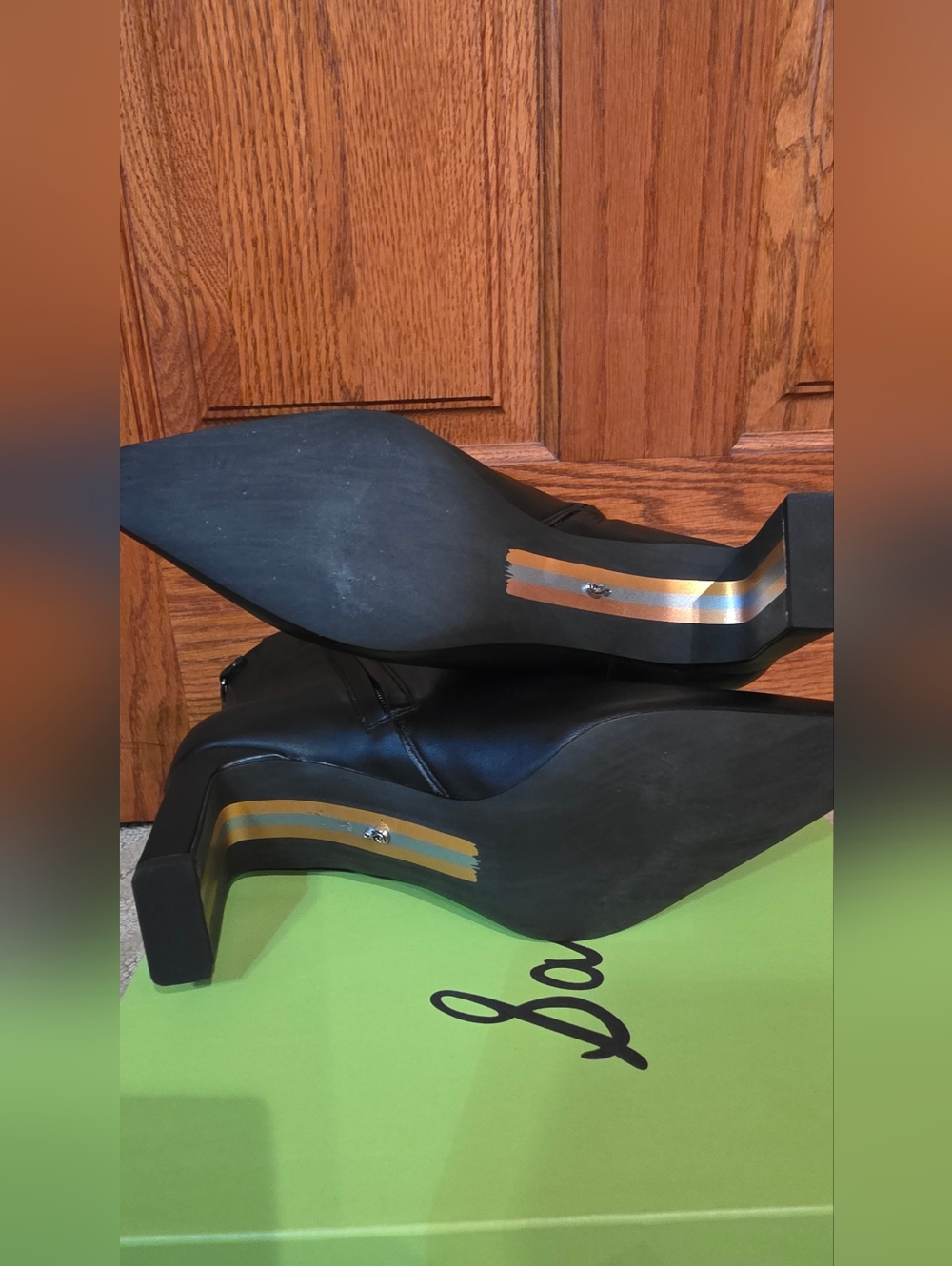 Sam Edelman® Saige heeled booties - Picture 7 of 8